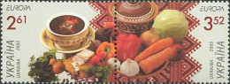 Ukraine 2005 Europa 2005.Gastronomy. Mi 719-20 - Ucraina