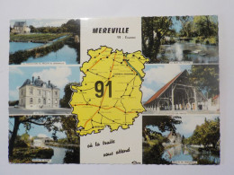 MEREVILLE  Carte Routière  Et Multivues - Mereville