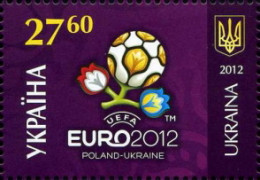 Ukraine 2012 EURO 2012 LOGO. Mi 1246 - UEFA European Championship