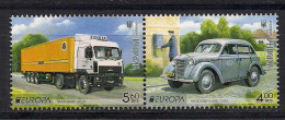 Ukraine 2013 Europa. Postman Van. Mi 1334-35A Zd 2 - Ukraine