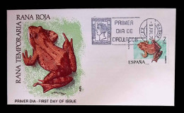 CL, FDC, Premier Jour, Primer Dia De Circulacion, Espana, Espagne, Madrid, 9 Jul. 1975, Rana Roja - FDC