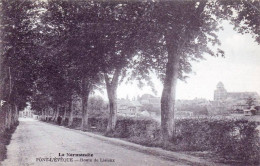 14 - Calvados -  PONT L EVEQUE  - Route De Lisieux - Pont-l'Evèque