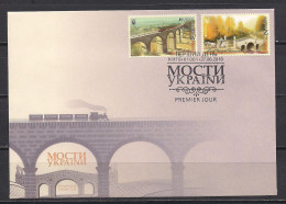 Ukraine 2018 Europa. Bridges. Mi 1689-90  FDC - 2018