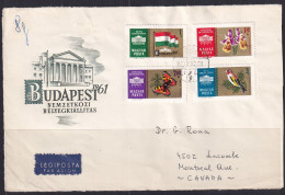 Hungary 1961 Front Part Of Cover Complete Set 16063 - Briefe U. Dokumente