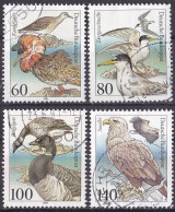# (1539-1542) BRD 1991 Tierschutz: Bedrohte Seevögel O/used (A-5-7) - 1991-2000