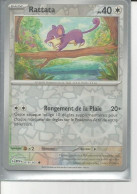 CARTE RATTATA REVERSE 151 N° 19 - Escarlata Y Púrpura