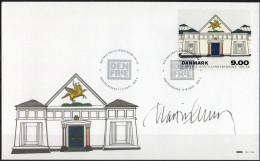 Martin Mörck. Denmark 2014. 100 Anniv Art House " Den Frie Udstillingsbygning". Michel 1790. FDC. Signed. - FDC