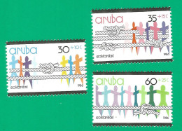 NETHERLANDS ARUBA 1986 Year , Mint Stamps MNH (**)   Michel# 13-15 - Curacao, Netherlands Antilles, Aruba