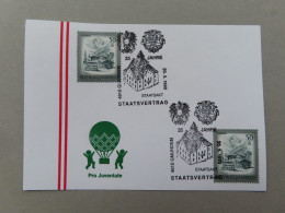 Österreich Pro Juventute - Mit Sonderstempel 20. 5.1990 Gmunden, 25 Jahre Staatsvertrag (Nr.606) - Sonstige & Ohne Zuordnung