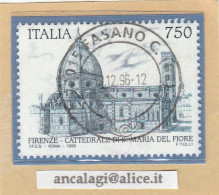 USATI ITALIA 1996 - Ref.0751 "SANTA MARIA DEL FIORE, FIRENZE" 1 Val. - - 1991-00: Afgestempeld