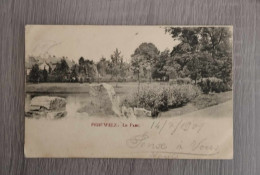 Peruwelz : Le Parc : Carte Dos Non Divisé, Envoyée En 1901 - Peruwelz