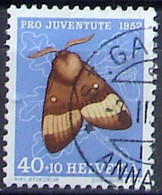 Schweiz Suisse Pro Juventute 1952: Eichenspinner Zu WI 147 Mi 579 Yv 530 Mit ⊙ ST.GALLEN 7.II.53 (Zumstein CHF 12.00) - Used Stamps