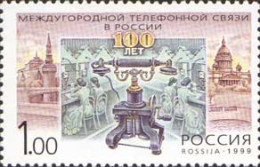 Russia 1999 Centenary Of First Telephone Link. Mi 698 - Nuevos