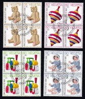 PRO/J. COLLECTION BLOC DE 4. OBLITERE 1er/J.25.11.1986. C/.S.B.K. Nr:J298/301. Y&TELLIER Nr:1260/63. MICHEL Nr:1331/34. - Used Stamps