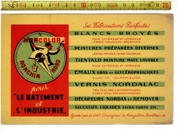 SOLDE 2024 ( BUVARD ? )  NORCOLOR POUR LE BATUMENT ET L INDUSTRIE - Pubblicitari