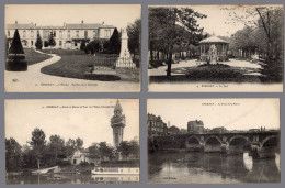 Epernay, France 1900s. Set Of 4 Unused Genuine Postcards [de42669] - Verzamelingen & Kavels