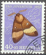 Schweiz Suisse Pro Juventute 1952: Eichenspinner Zu WI 147 Mi 579 Yv 530 Mit Eck-Stempel Von BERN (Zumstein CHF 12.00) - Used Stamps