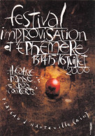 HAUTEVILLE . Festival Improvisatin Et Emphémère . Juillet 2000 - Reclame