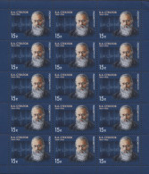 Russia 2014 The 150th Birth Anniv. Of V.A. Steklov, Scientist. Mi 2010 Sheet Of 15 V - Nuovi