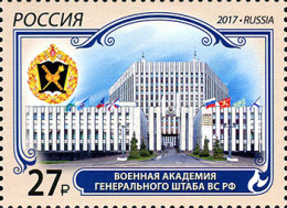 Russia 2017 Military Academy Of The General Staff Of The Armed Forces Of Russia. Mi 2480 - Ongebruikt