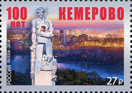 Russia 2018 100th Anniversary Of Kemerovo. Mi 2588 - Unused Stamps