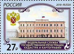 Russia 2018 Federal Service Of State Registration, Cadastre And Cartography. Mi 2598 - Unused Stamps