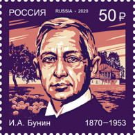 Russia 2020 150th Anniversary Of Writer And Poet Ivan A. Bunin. Mi 2822 - Ungebraucht