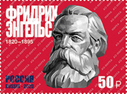 Russia 2020 Birth Bicentenary Of Of Friedrich Engels. Mi 2838 - Ongebruikt