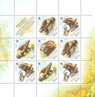 Russia 2004  Wolverine. Mi 1198-1201 Klb - Unused Stamps