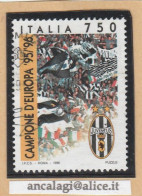 USATI ITALIA 1996 - Ref.0753 "JUVENTUS CAMPIONE D'EUROPA" 1 Val. - - 1991-00: Oblitérés