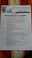 PROGRAMME CROISIERE PORTUGAISE DU PAQUEBOT FRANCE LISBONNE 16 MAI 1973 FORMAT 24 17 CM - Programma's