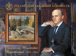 Russia 2023 150th Birth Anniversary Of S. Zhukovsky Painter. - Ongebruikt