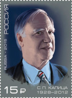Russia 2015 S. Kapitsa, Scientist, Academician. - Unused Stamps