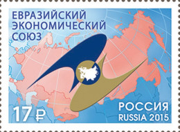 Russia 2015 Eurasian Economic Community. Mi 2169 - Unused Stamps