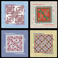 Russia 2020 Decorative And Applied Arts Of Russia. Embroidery. Mi 2868-2871 - Unused Stamps