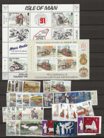 1991 MNH Isle Of Man, Year Collection, Postfris** - Isla De Man