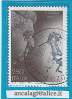 USATI ITALIA 1996 - Ref.0755A "EUGENIO MONTALE" 1 Val. - - 1991-00: Usati
