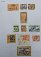 Tunisie Lot Timbre Oblitération Choisies Pichon Dont Colis Postaux Et Fragment Cachet Perlé à Voir - Used Stamps