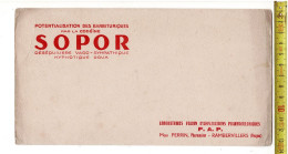 SOLDE 2024 ( BUVARD ? )  SOPOR LABORATOIRES PERRIN - Publicités