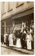 Devanture Boucherie. Maison Renaud . Carte Photo Animée Non Située - Geschäfte