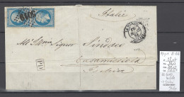 France - Lettre D'Algérie - LA CALLE  - 1868 - GC5019 Pour Ischia En Italie - 1849-1876: Periodo Classico