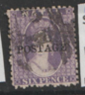 Natal  1875  SG 83 6d Overprinted  POSTAGE  Fine Used - Natal (1857-1909)