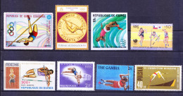 All Different 8 MNH Pole Vault, Sports, Olympic Stamps - Atletica