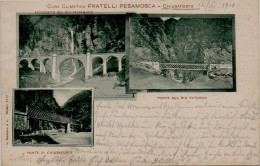 CHIUSAFORTE VEDUTE Acquedotto Rio Cadramazzo - Ponte Sul Rio Patocco-Ponte Di Chiusaforte VIAGGIATA - Udine