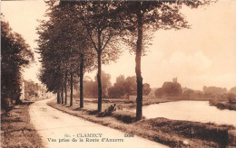 CLAMECY Vue Prise De La Route D Auxerre 25(scan Recto-verso) MA1414 - Clamecy