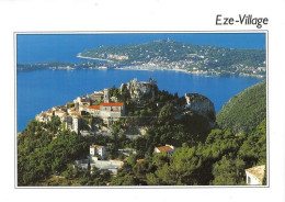 EZE VILLAGE Au Loin Le Cap Ferrat 25(scan Recto-verso) MA1434 - Eze