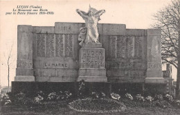 LUCON Le Monument Aux Morts Pour La Patrie 18(scan Recto-verso) MA1452 - Lucon