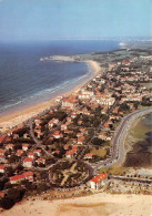 HENDAYE Vue Generale De La Plage Au Fond Les Deux Jumeaux 25(scan Recto-verso) MA1450 - Hendaye