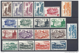 SPM SERIE COMPLETE  N° 325/43 NEUF* TTB - Unused Stamps