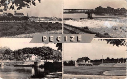 DECIZE Vue Generale Et Pont Sur La Vieille Loire Barrage Sur La Loire 12(scan Recto-verso) MA1471 - Decize